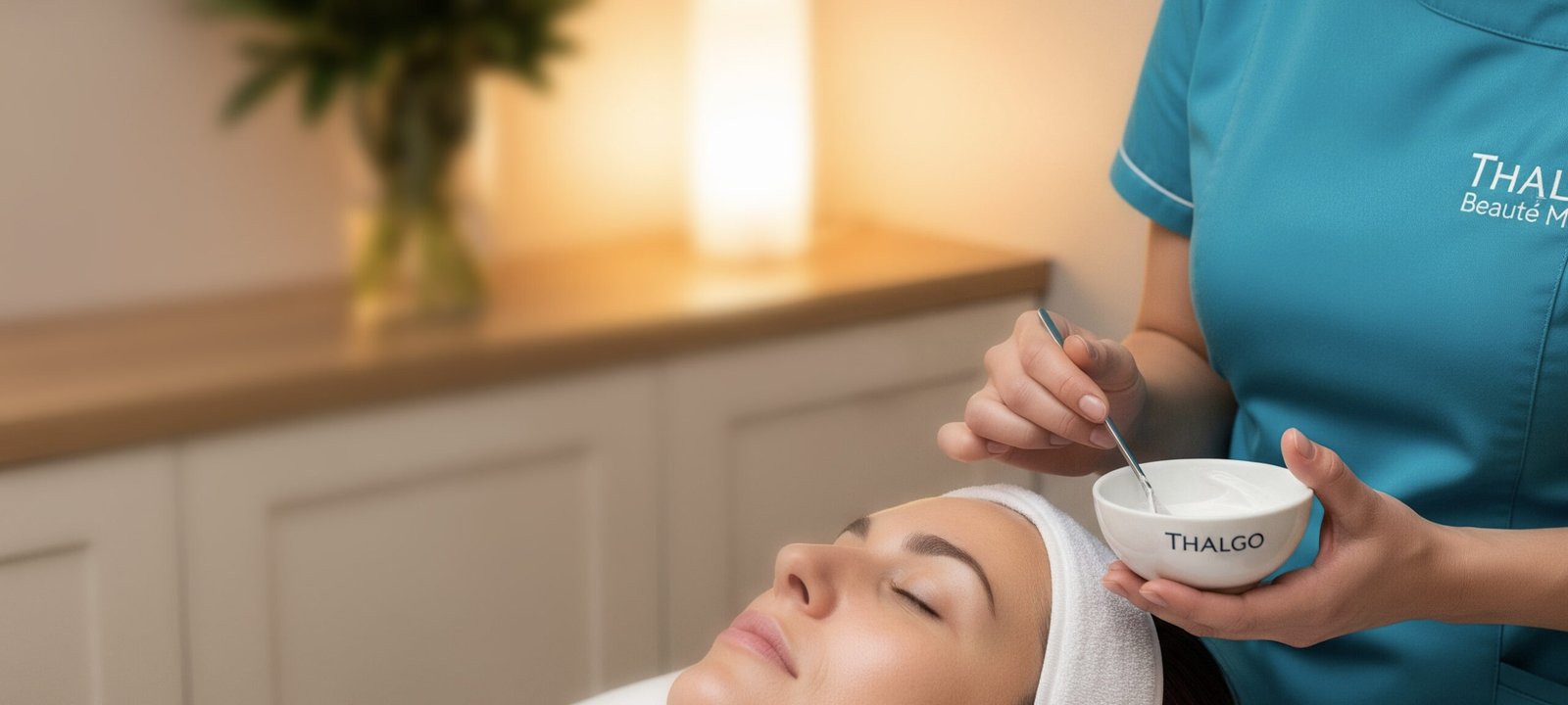 Soin visage anti-âge Thalgo Spa Sainte Maxime